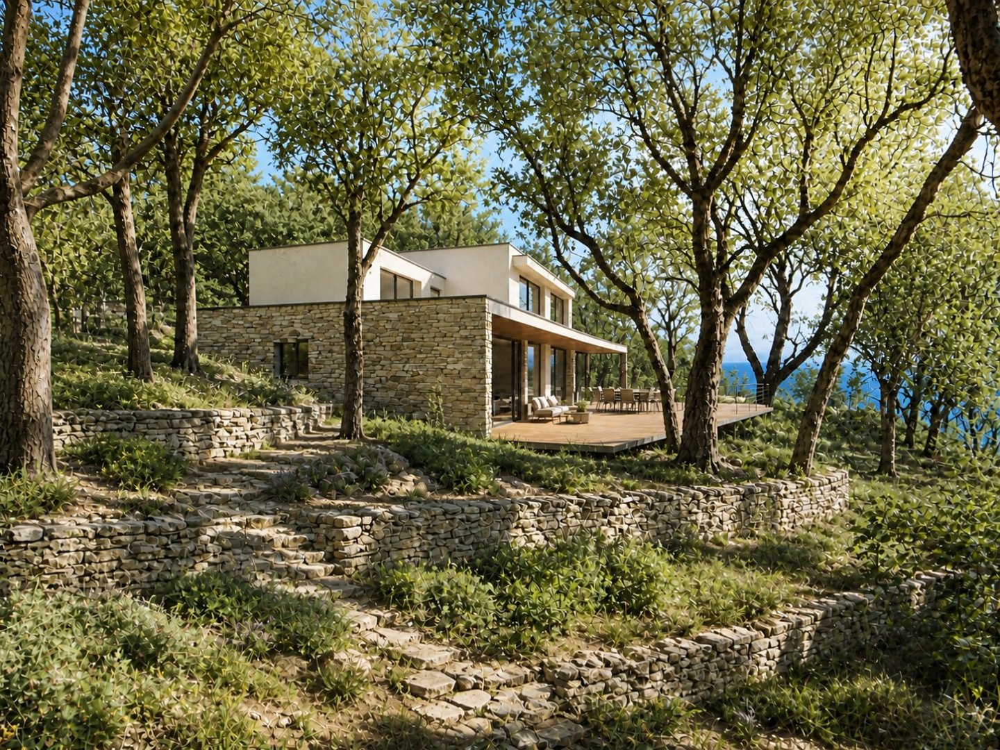 TERRAIN A VENDRE - BRANDO - 1660 m2 - 375 000 &euro;