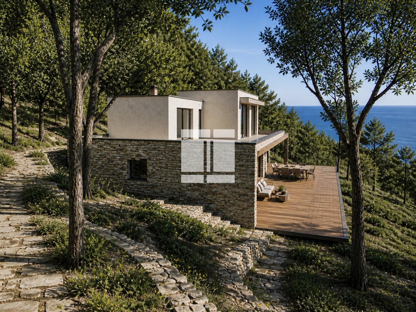 TERRAIN A VENDRE - BRANDO - 1660 m2 - 375 000 &euro;