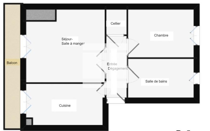 APPARTEMENT T2 A VENDRE - AJACCIO - 47.78 m2 - 149 000 &euro;