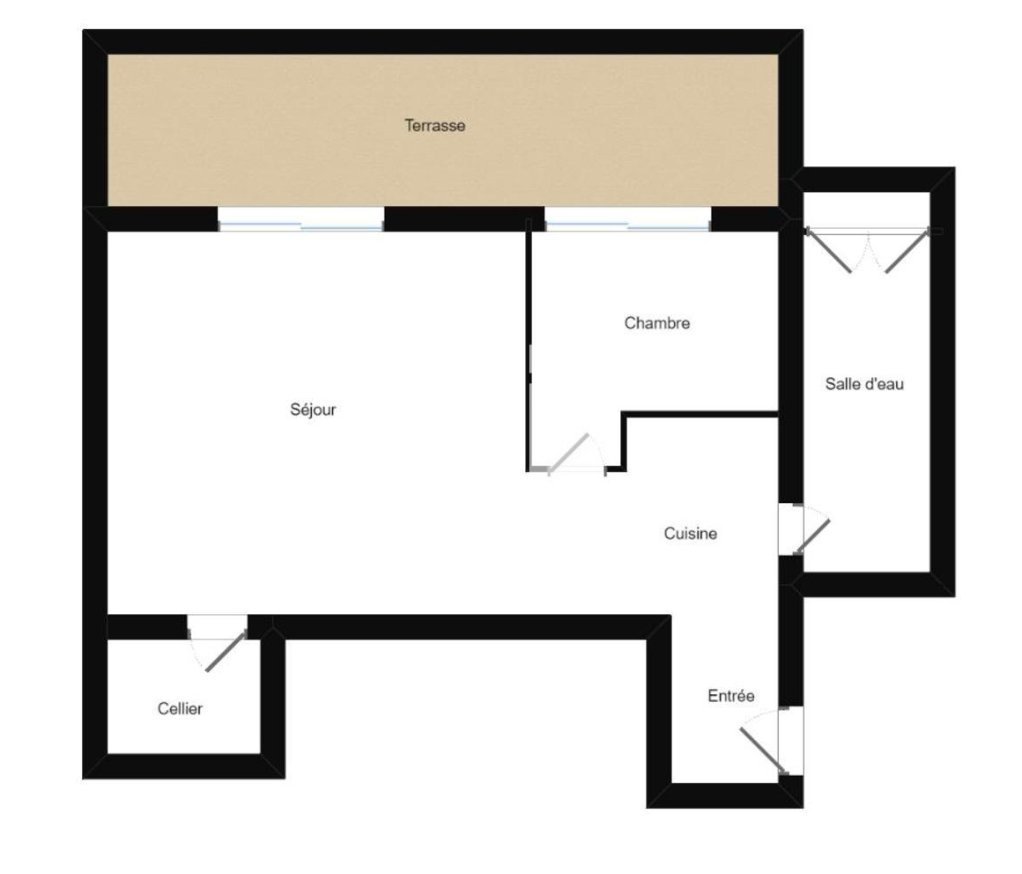 APPARTEMENT T2 A VENDRE - VILLE DI PIETRABUGNO - 48.97 m2 - 149 000 &euro;